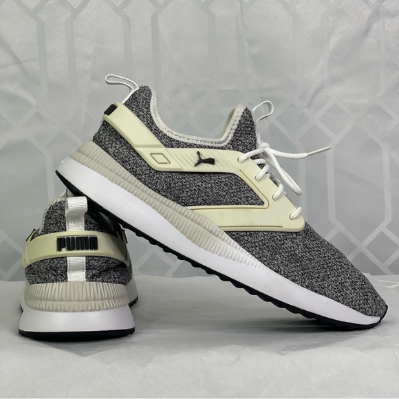 Puma Pacer Next Cage Knit Heather Grey Sneakers Size 9